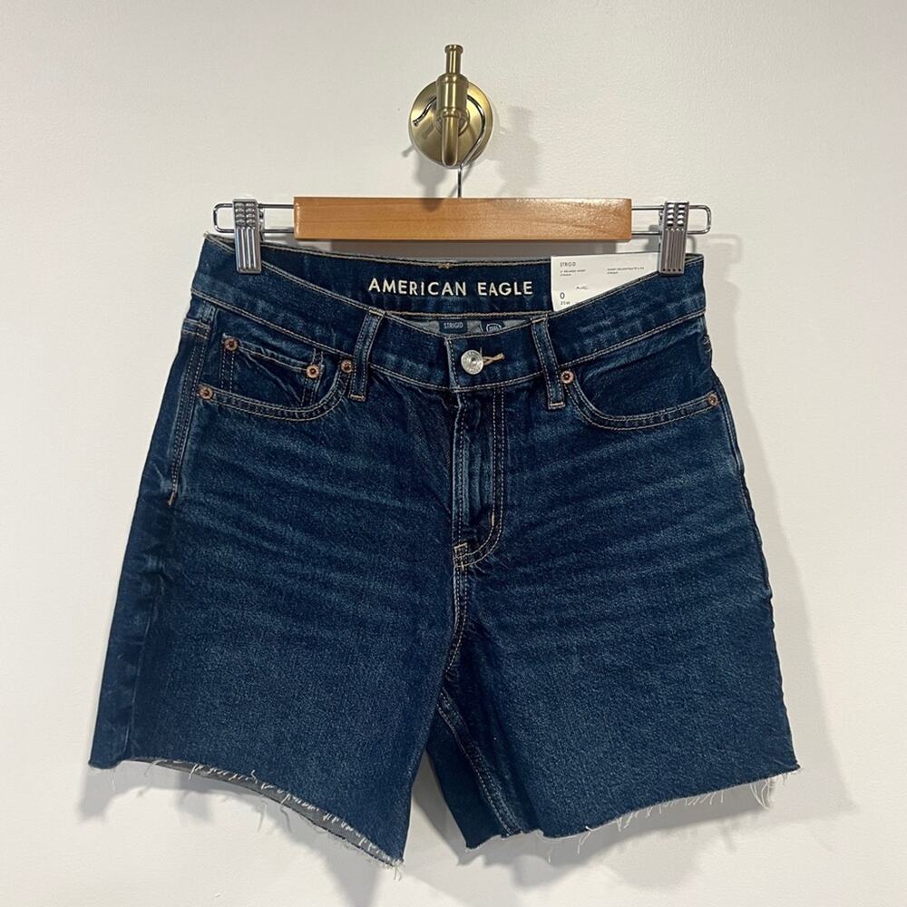 American Eagle Strigid 6in Relaxed Denim Short